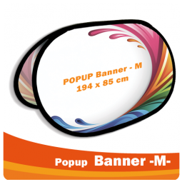PopUp Banner -M- 194x85cm
